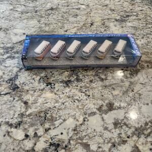 VW Volkswagen Bus 1/72 Set of 6 Cararama 2002 Hongwell Toys NEW + FAST SHIPPING